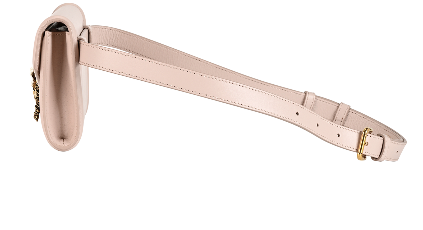 Devotion Belt Bag, &pound;450, Handbags, Pink, Leather, Bottom view